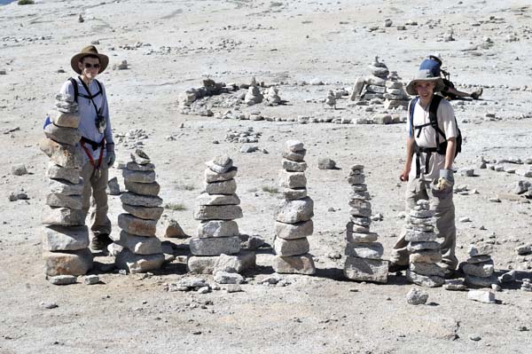 Plenty of Cairns to make sure you do not miss the fact that you are on the summit LOL