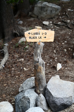 North Fork Lakes Sign