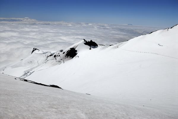 Cowlitz Glacier from Above
