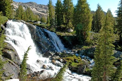 Shadow Lake Trail Water Falls