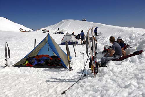 Camping at Lake Helen