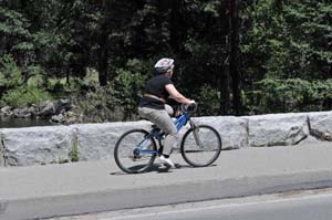 Cycling in Yosemite
