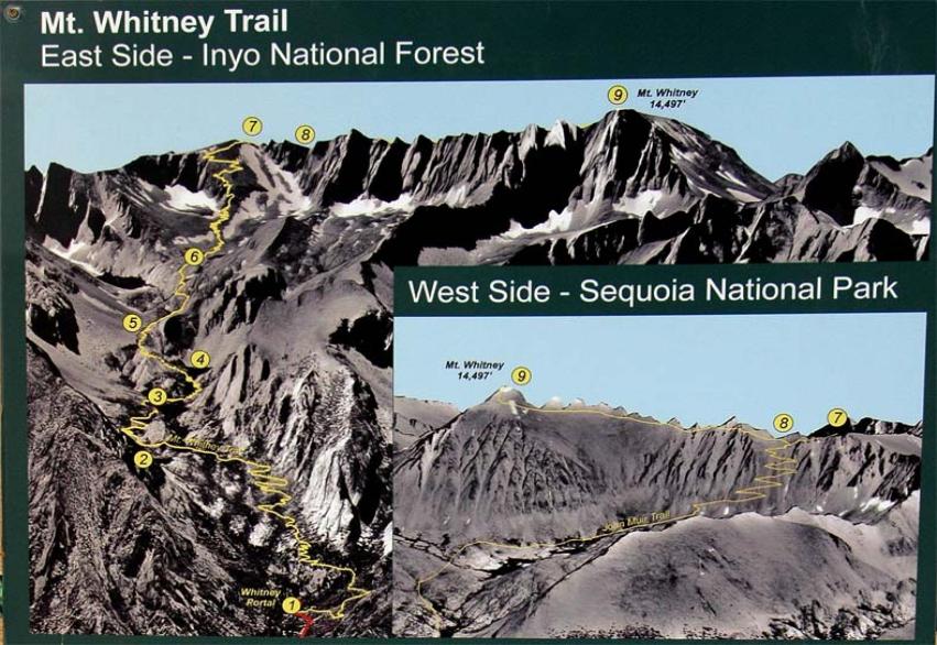 Mt Whitney Map