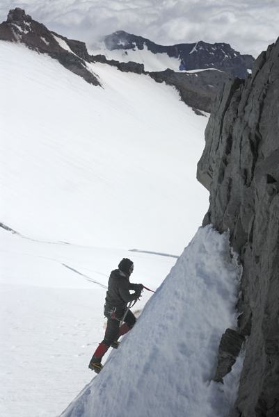 Ice Climbing Practice Near Camp Muir