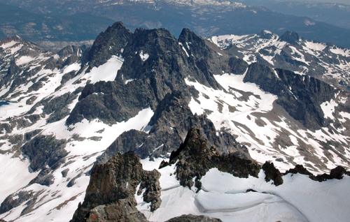 The Minarets from Ritter's Summit
